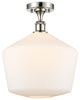 Innovations 516-1C-PN-G651-12 1-Light Semi-Flush Mount, Polished Nickel