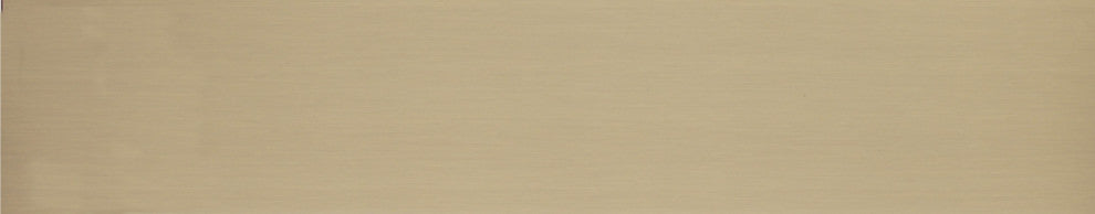 8" x 34" Kick Plate Adhesive Mount, Antique Brass