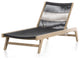 Julian Outdoor Chaise Lounge-Brown