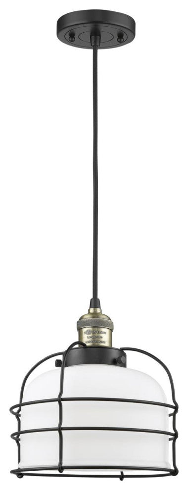 Innovations 201C-BAB-G71-CE 1 Light Pendant, Black Antique Brass
