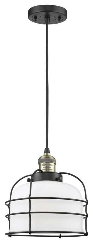 Innovations 201C-BAB-G71-CE 1 Light Pendant, Black Antique Brass