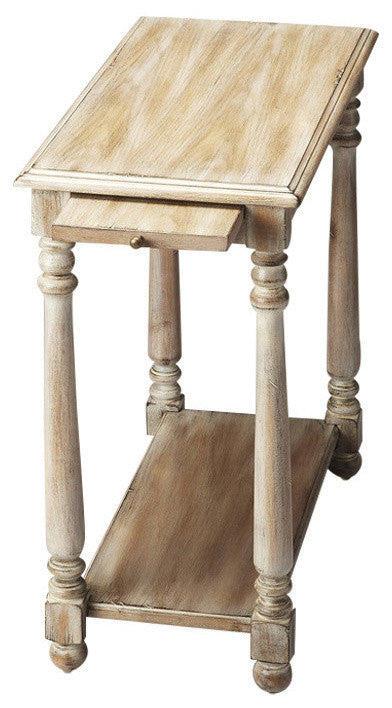 Devane Chairside Table, Midnight Rose, Gray