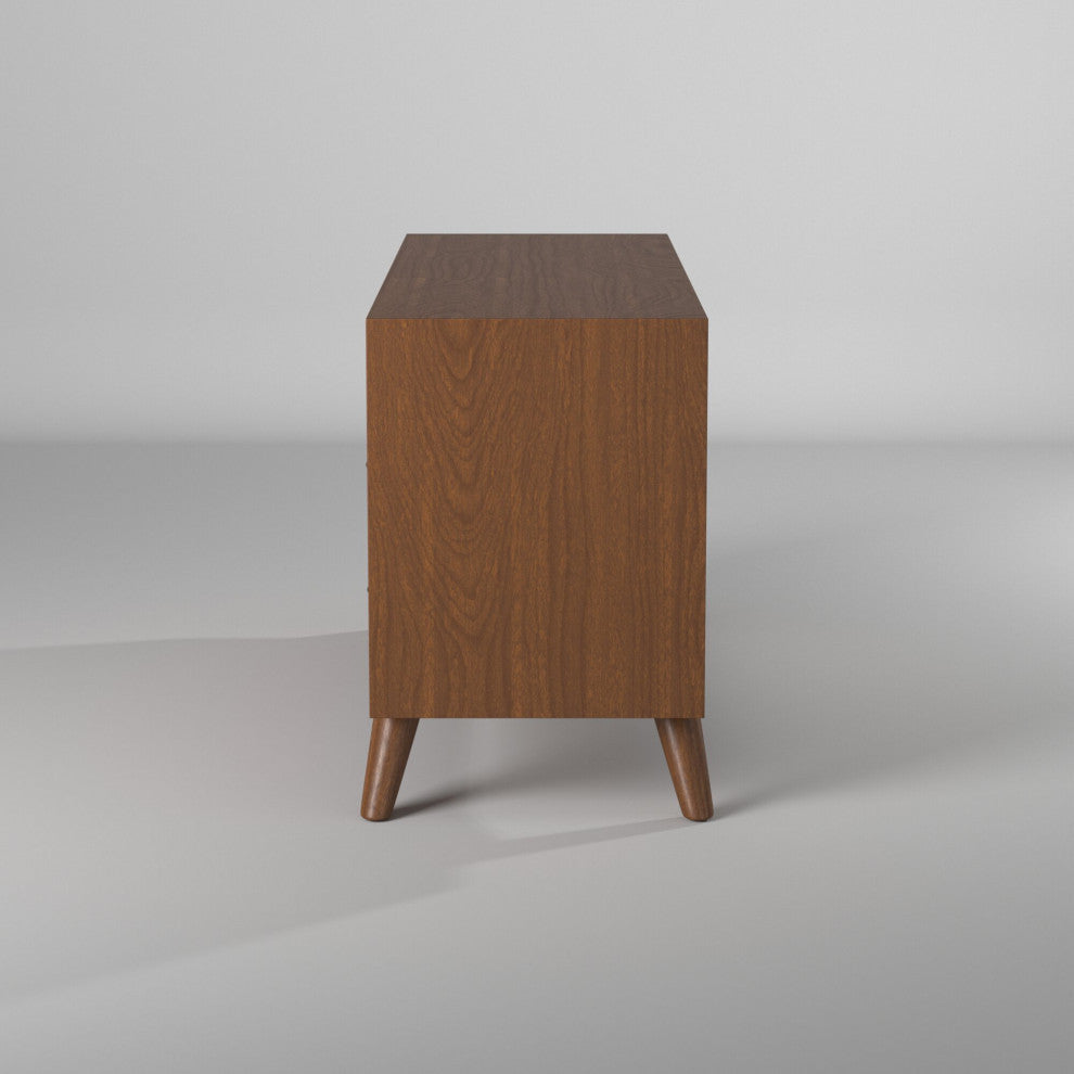Flynn Small TV Console, Acorn/White