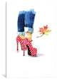 "Red Dots Heels" by Rongrong DeVoe, 26x18x1.5