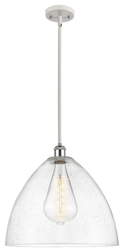 Innovations 516-1S-WPC-GBD-164-LED 1-Light Pendant, White, Polished Chrome
