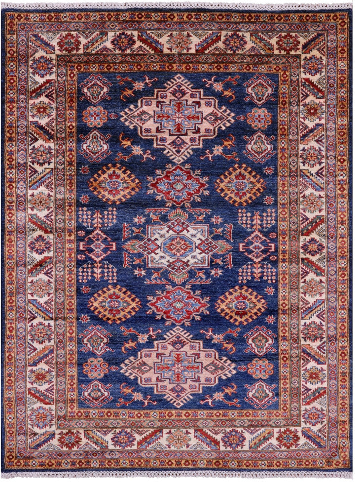 Super Kazak Handmade Wool Rug 5' 2" X 6' 10" - Q12846