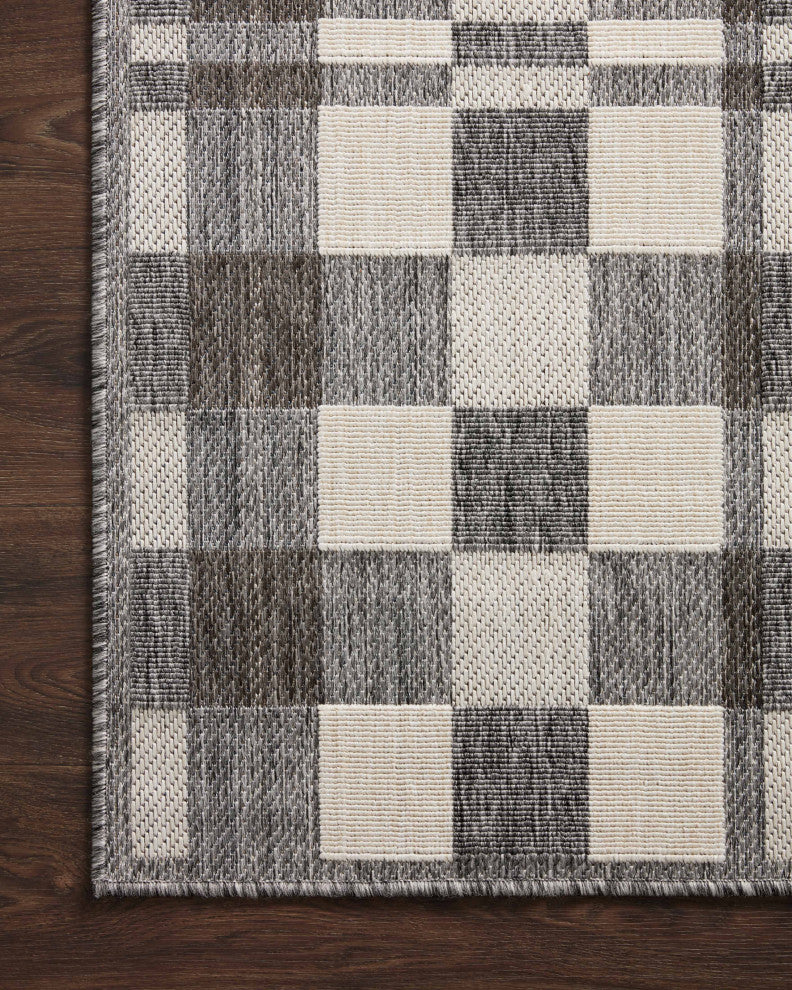 Loloi II In/Out Rainier Area Rug, Ivory / Pebble, 3'-11" X 5'-11"