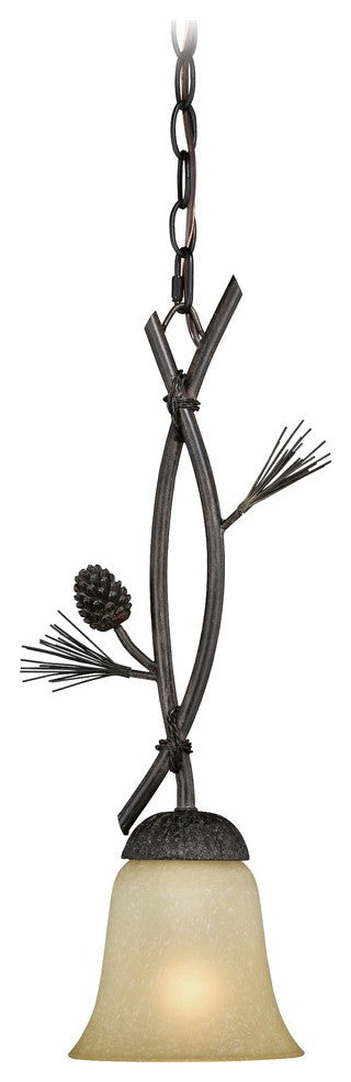 Sierra 5.75" Mini Pendant Black Walnut