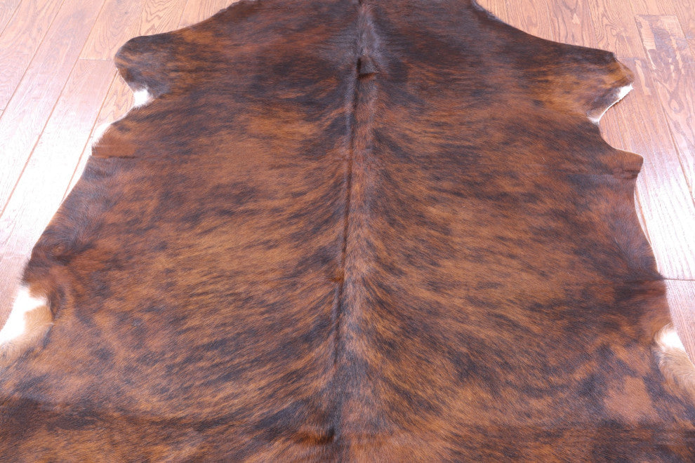 Brindle Natural Cowhide Rug 6' 2" X 5' 6" C2296