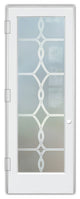 Interior Prehung Door or Interior Slab Door - Diamond Beads - Primed - 24" x...
