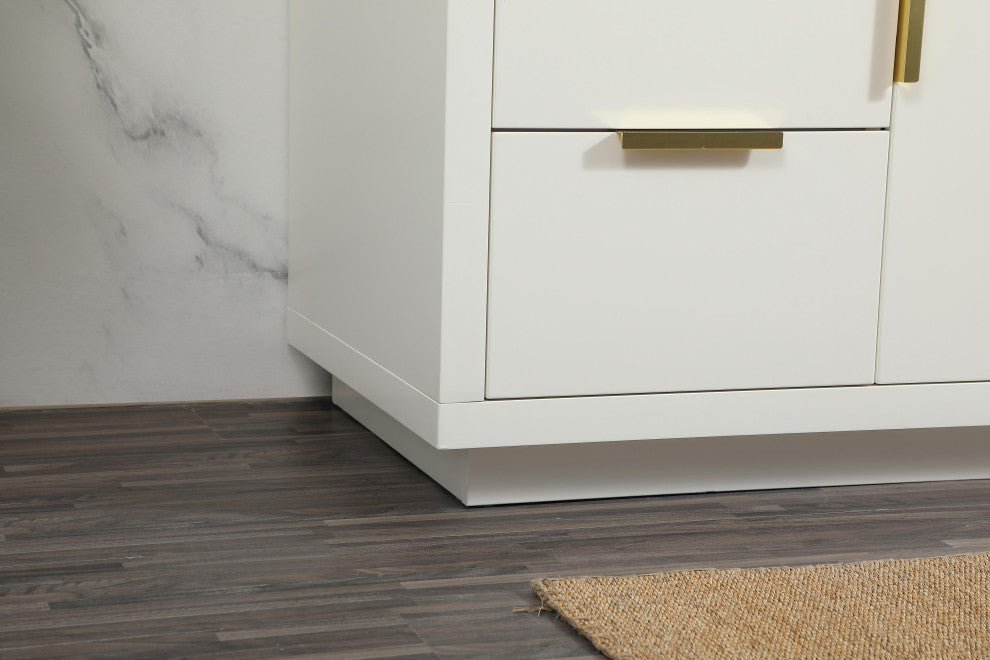 Bethany Single Bathroom Vanity, White, 48"