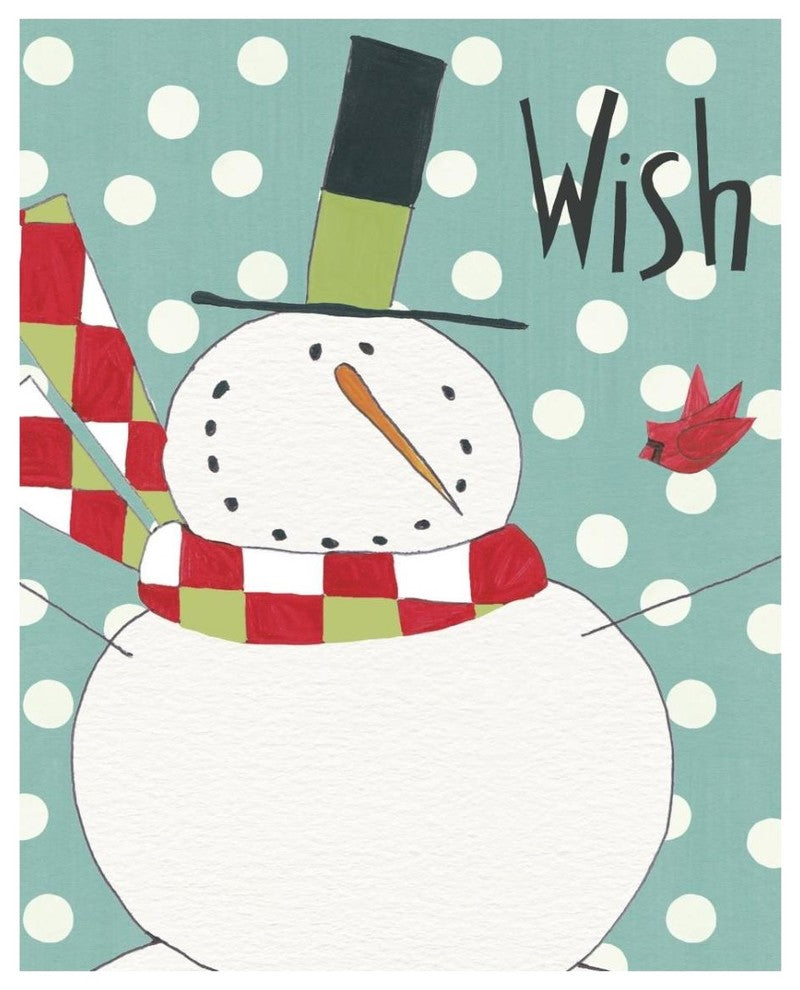 "Whimsy Winterland III" Digital Paper Print by Anne Tavoletti, 24"x30"