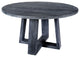 Tanya Round Dining Table Black