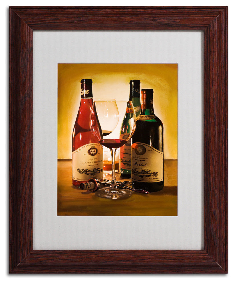 'Choices' Matted Framed Canvas Art by Roderick Stevens