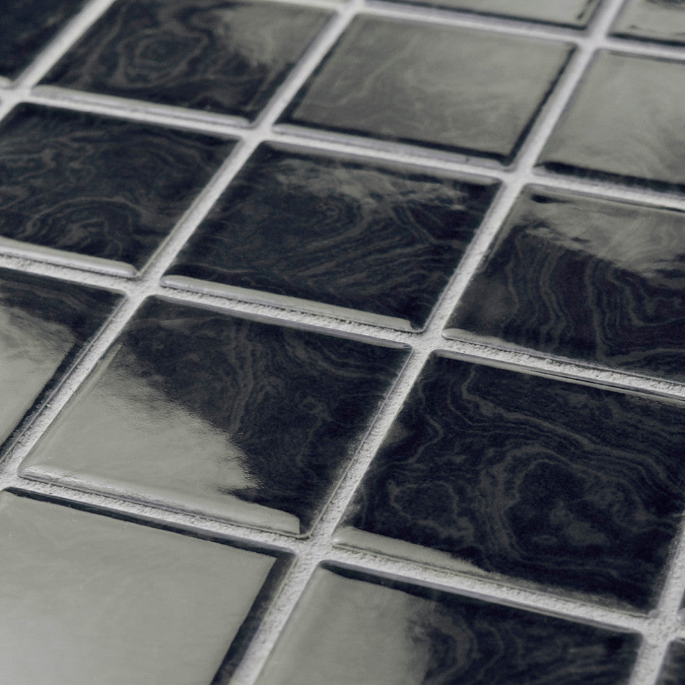 Resort Storm Black Porcelain Floor and Wall Tile
