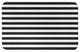 Black and White Stripes 34x21 Bath Mat
