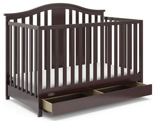 Graco Solano 4-in-1 Convertible Crib with Drawer - Espresso