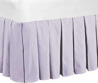Classic 14" Dust Ruffle Bed Skirts, Lilac, 78" X 80"