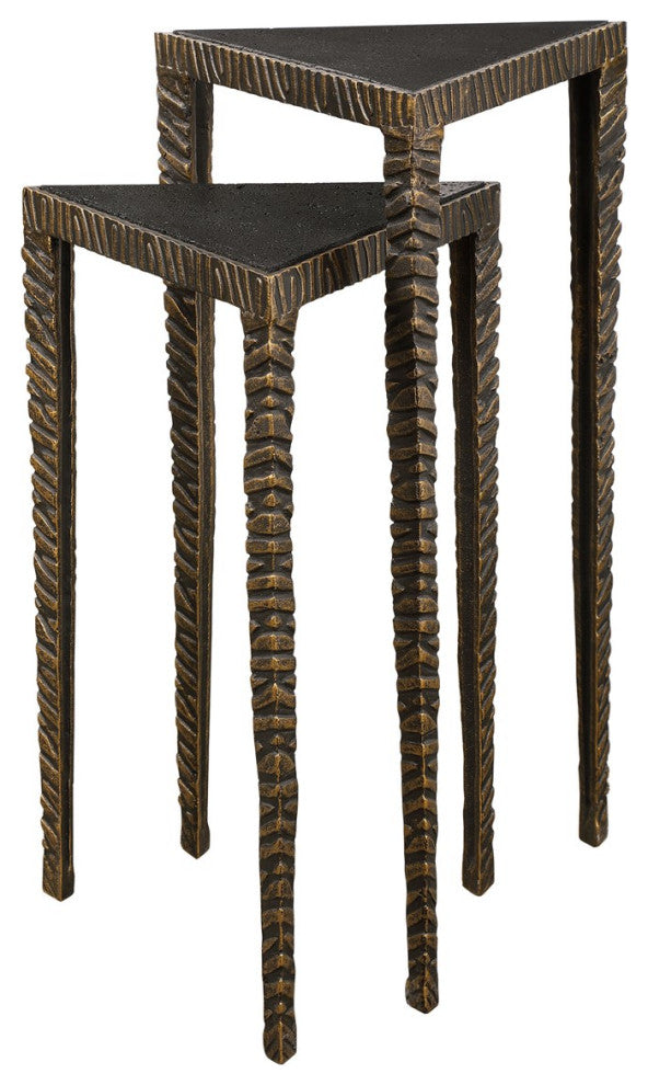 Uttermost Samiria Triangular Accent Tables Set of 2 24977