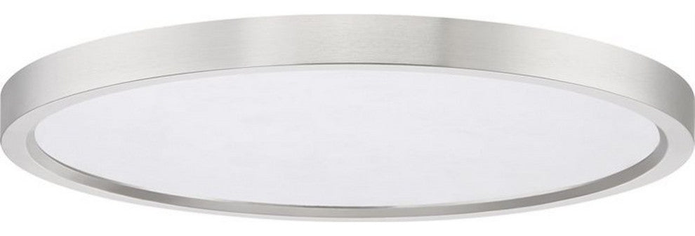 Outskirts LED Flush Mount, White Lustre