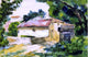 Paul Cezanne House in Provence, 18"x27" Gallery Wrapped Canvas Print
