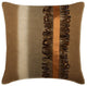 Ombre with Feathers Beige Linen 26"x26" Pillow Cover, Feather Friend
