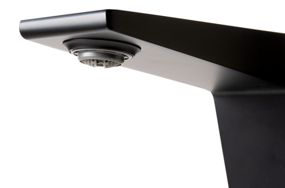 Black Matte Single Hole Tall Bathroom Faucet
