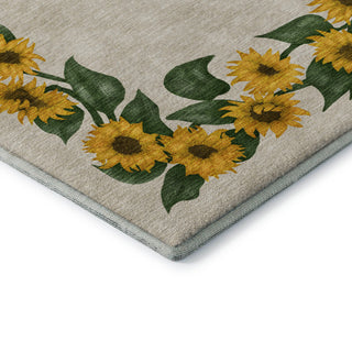 Addison Premium Washable Mayfield AMF172 beige 5' x 7'6" Rug