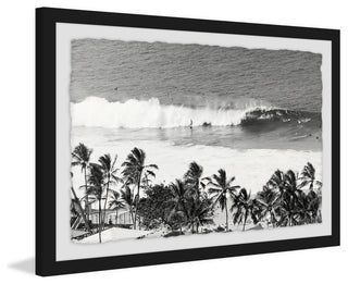 "Surfing Safari" Framed Painting Print, 36"x24"