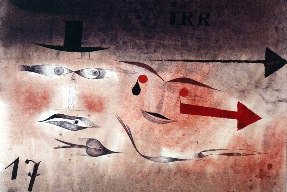 Paul Klee Seventeen, 18"x27" Gallery Wrapped Canvas Print