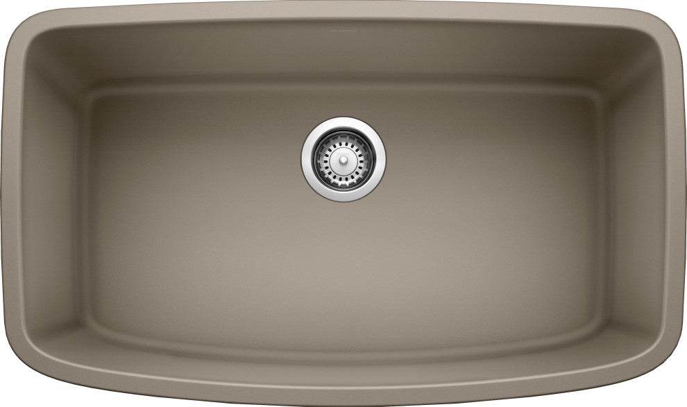 Blanco Valea Super Single Bowl Sink, Truffle
