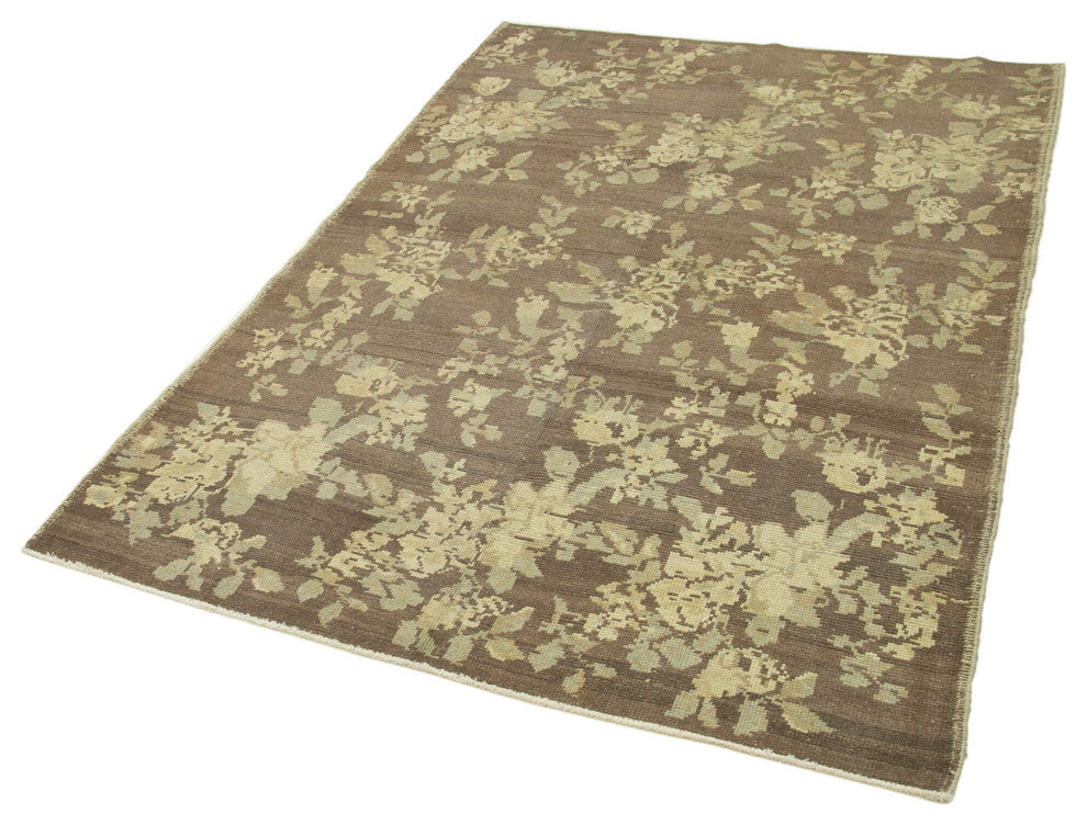Rug N Carpet - Hand-knotted Oriental 4' 4'' x 6' 5'' Decorative Wool Rug