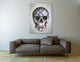Cortesi Home "American Skull-Gray" by Nicklas Gustafsson, Giclee Canvas, 26"x34"