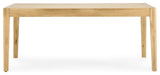 Beechgrove 72" Dining Table, Natural Brown
