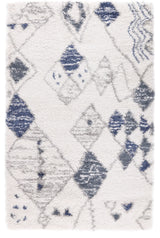 Noori Rug Shag Nolan Ivory/Blue Rug