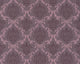 Tessuto, Baroque Fabric Violet Wallpaper Sample, Wall Decor Accent