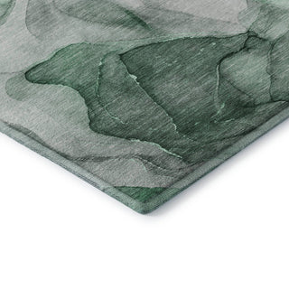Premium Machine Washable Mayfield AMF504 Green 10' x 14' Rug