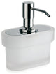 Secret Bath, Frosted Glass Table Soap Dispenser, Bilbao Collection