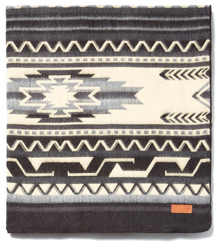 Ultra Soft Dark Gray Southwest Handmade Blanket