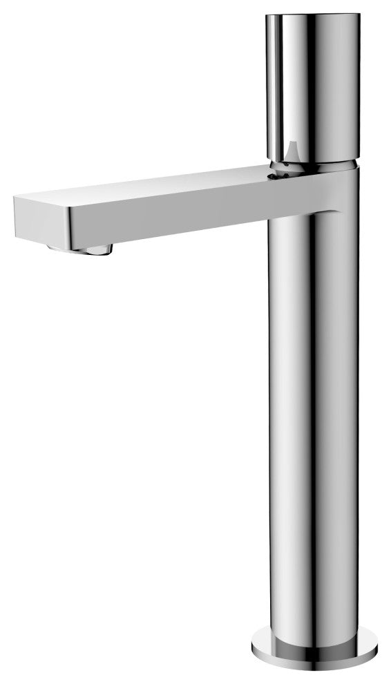 Single Handle Bathroom Vessel Sink Faucet, Polished Chrome Finish