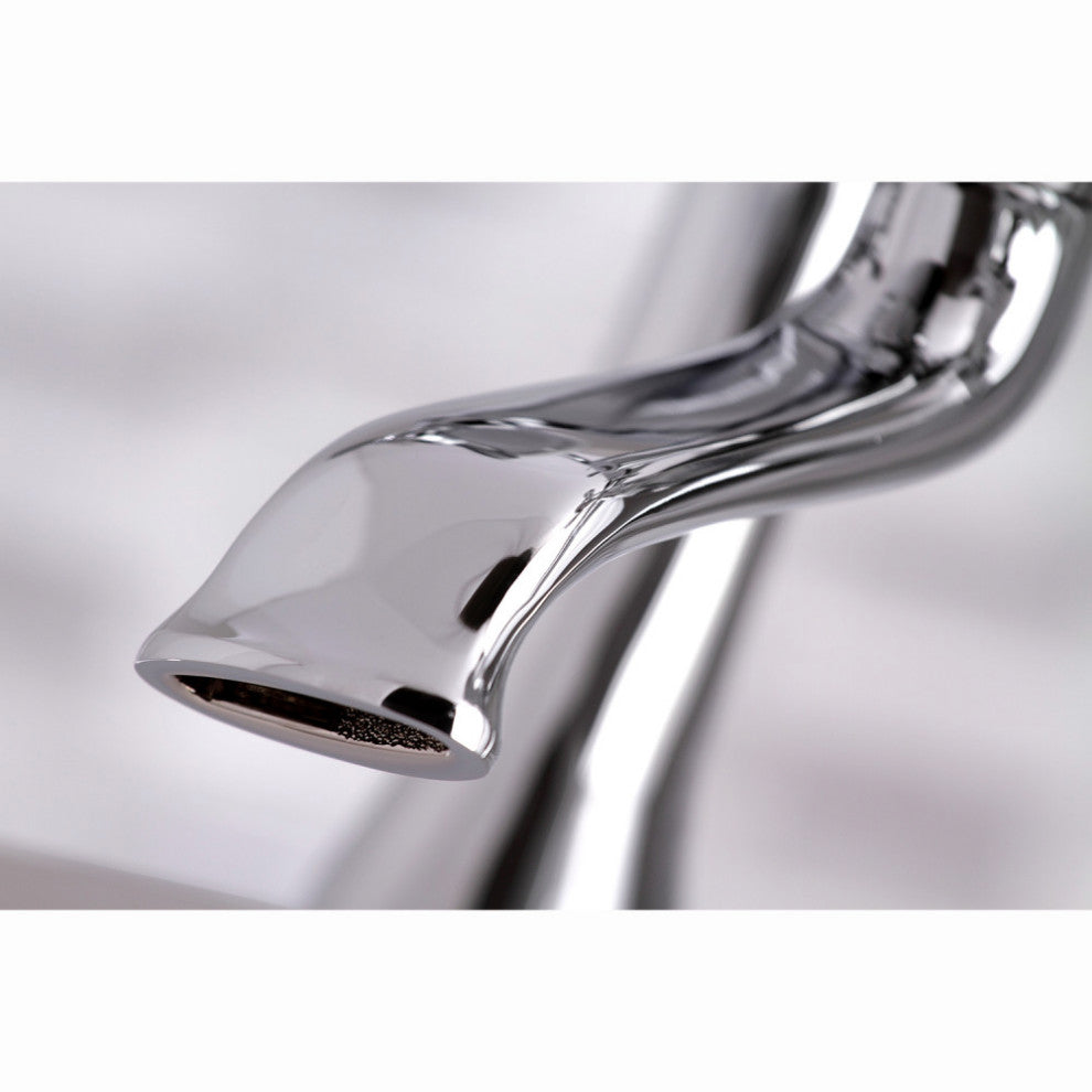 Kingston Brass Clawfoot Tub Faucet With Hand Shower, Polished Chrome