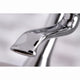 Kingston Brass Clawfoot Tub Faucet With Hand Shower, Polished Chrome