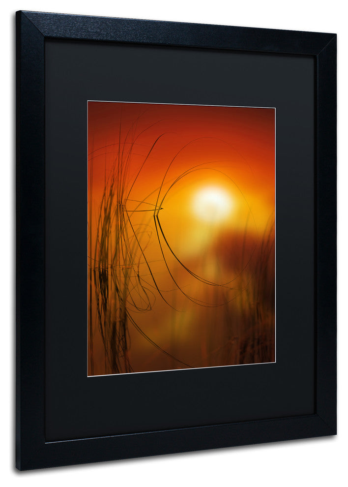 'Nature Time Machine' Matted Framed Canvas Art by Philippe Sainte-Laudy