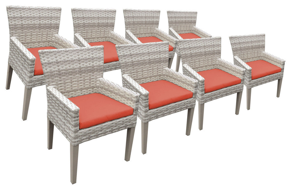 8 Fairmont Dining Chairs With Arms