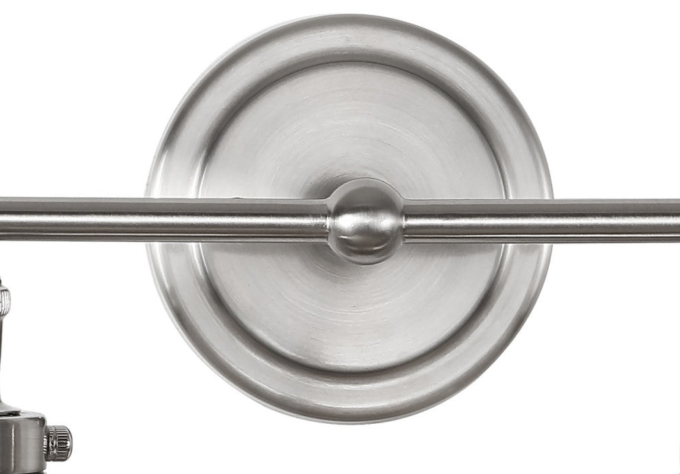 June Metal Shade Sconce, Nickel, 2-Light