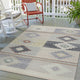 Indoor/Outdoor Phoenix PH1 Ivory Machine Washable 10' x 14' Rug