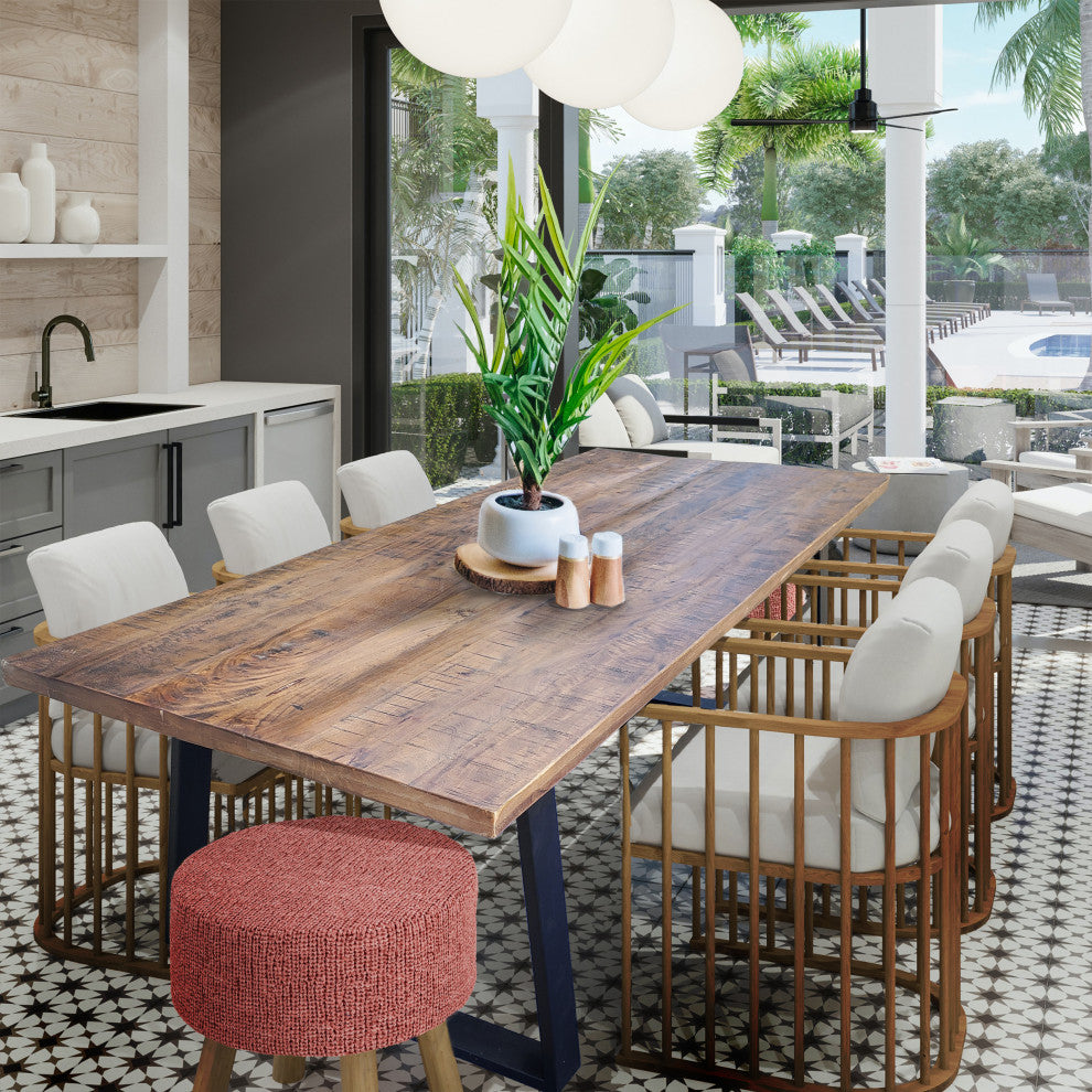 Palm Beach Mango Wood Dining Table, 79"