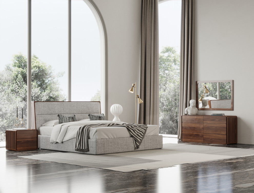 Modrest Dustin Modern Walnut Dresser