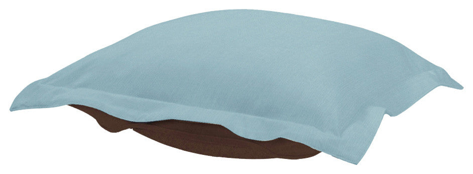 Puff Ottoman Cushion With Cover, Sterling Breeze