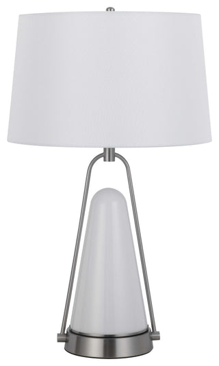 28" Height Birchmore Metal Glass Table Lamp